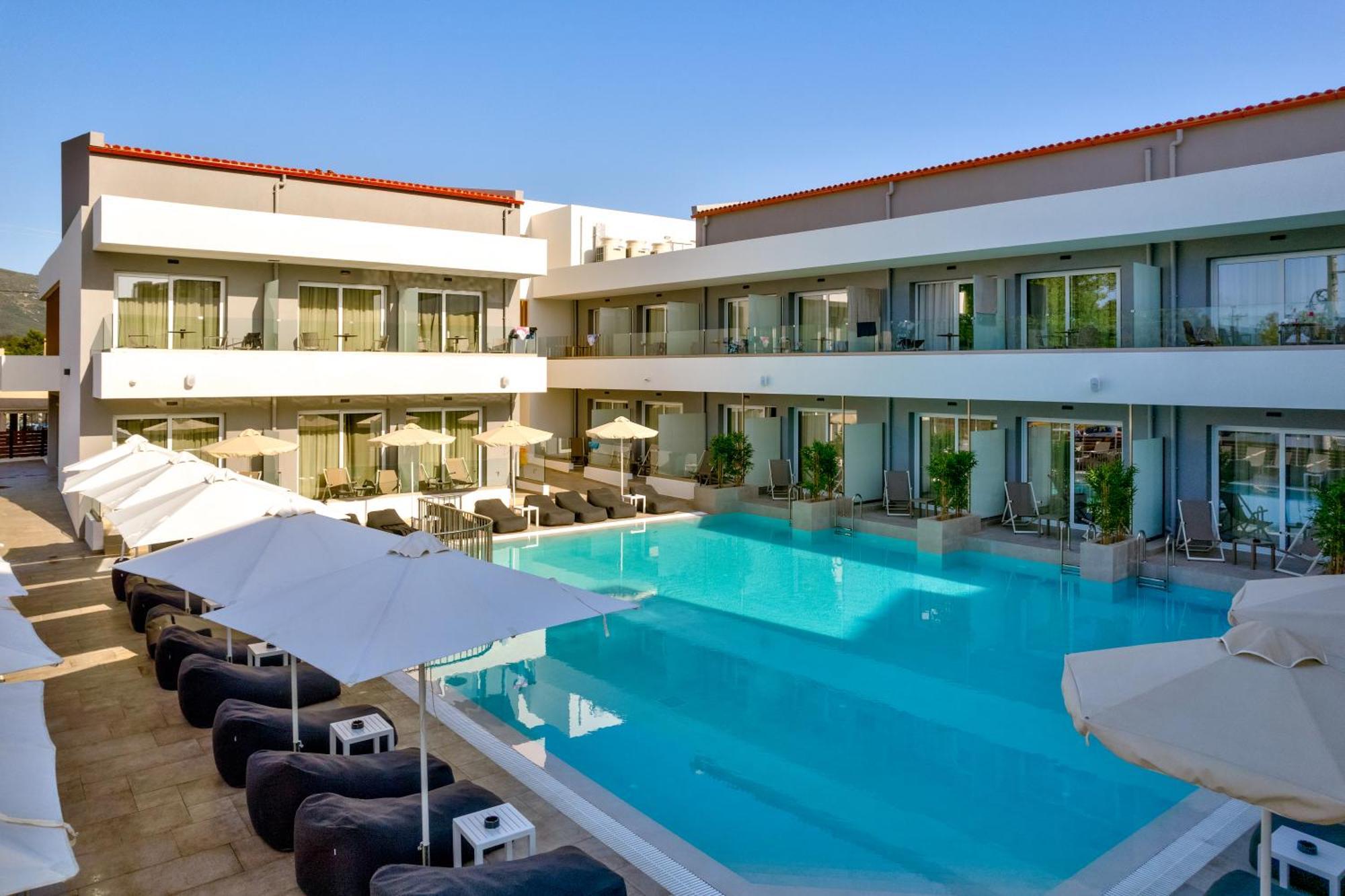 White Olive Premium Laganas Hotell Eksteriør bilde