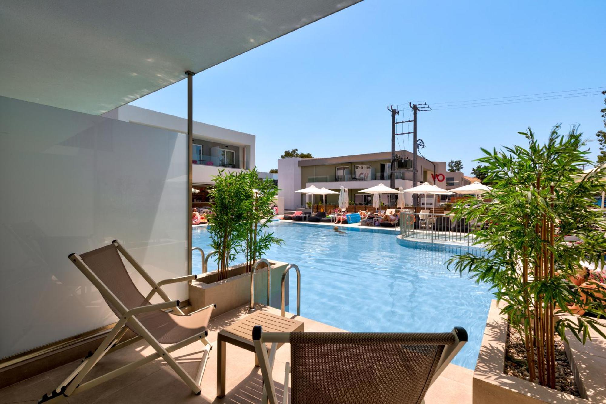 White Olive Premium Laganas Hotell Eksteriør bilde