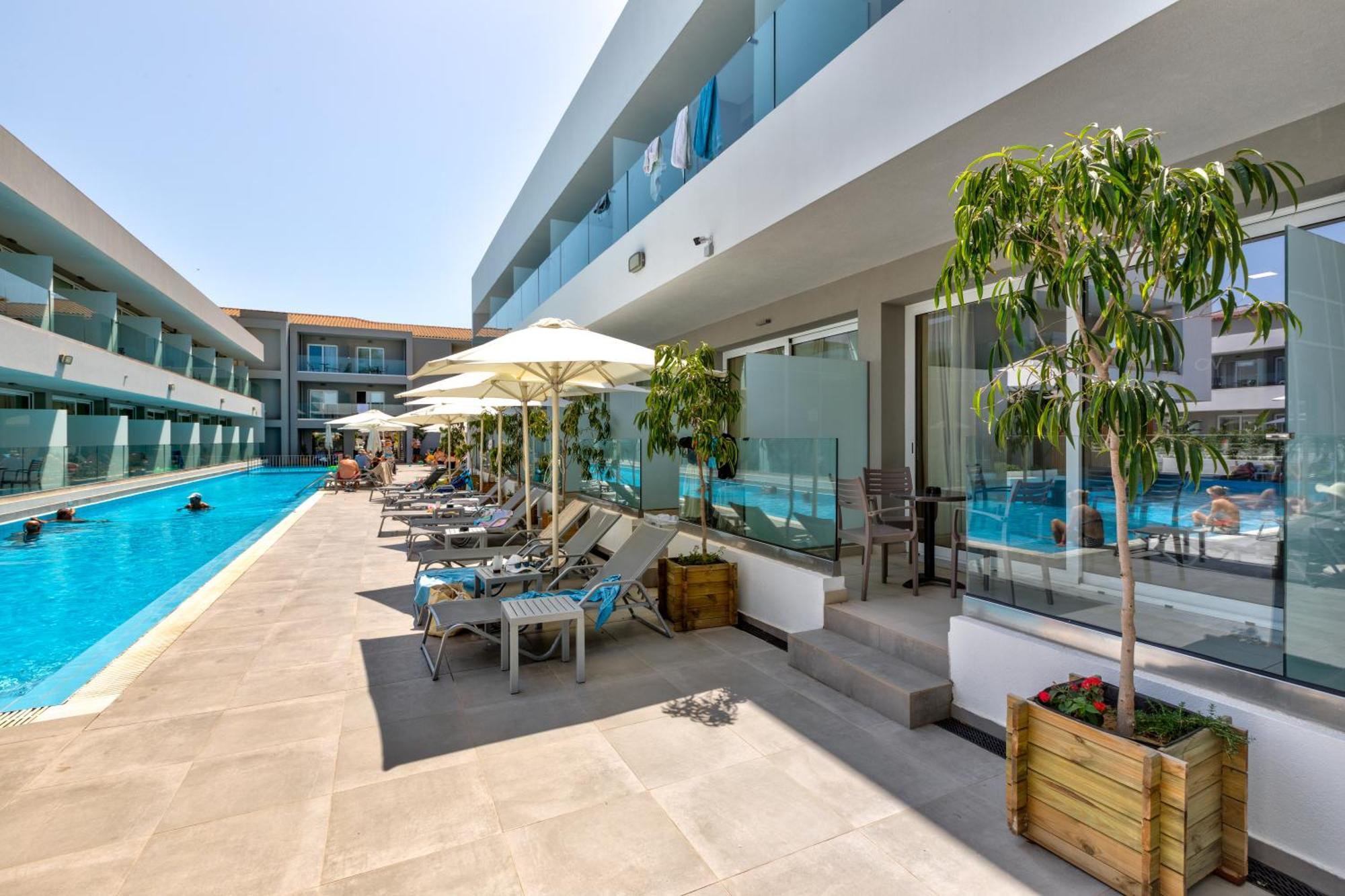 White Olive Premium Laganas Hotell Eksteriør bilde
